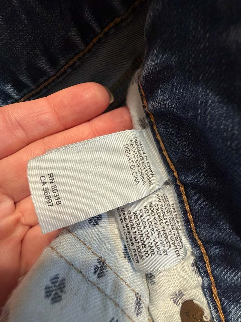 Lucky Brand Lolita Skinny Jeans Blue Denim size 8 /29 - Picture 7 of 8